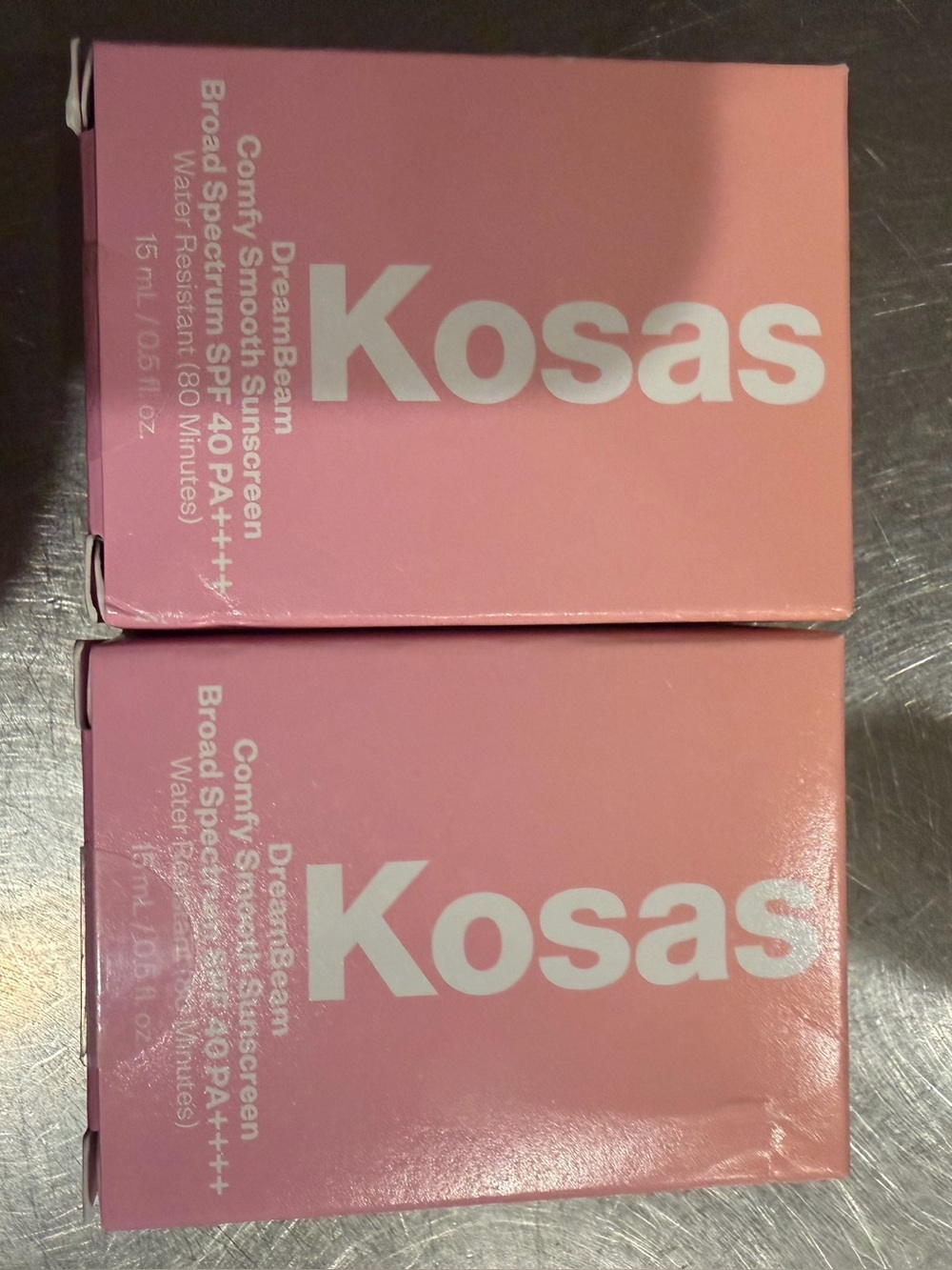2 New in Box Kosas Mini DreamBeam SPF 40 PA++++